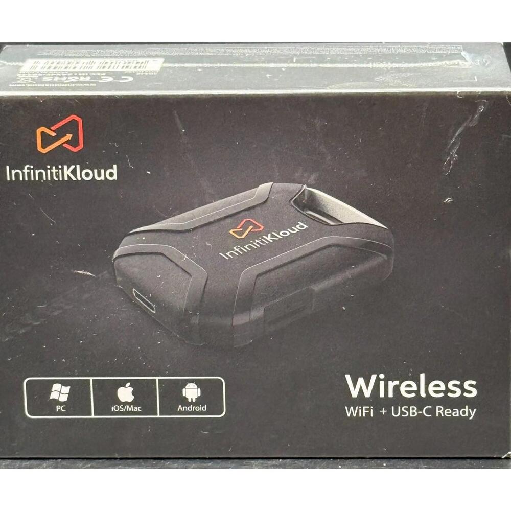 New InfinitiKloud Wireless Back Up Micro SD Card Storage For Android IOS Mac PC